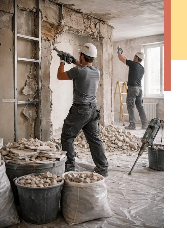 Демонтажные работы в Тольятти от 2792 руб. — услуги и цена под ключ | ОТДЕЛОЧНИК-Тля