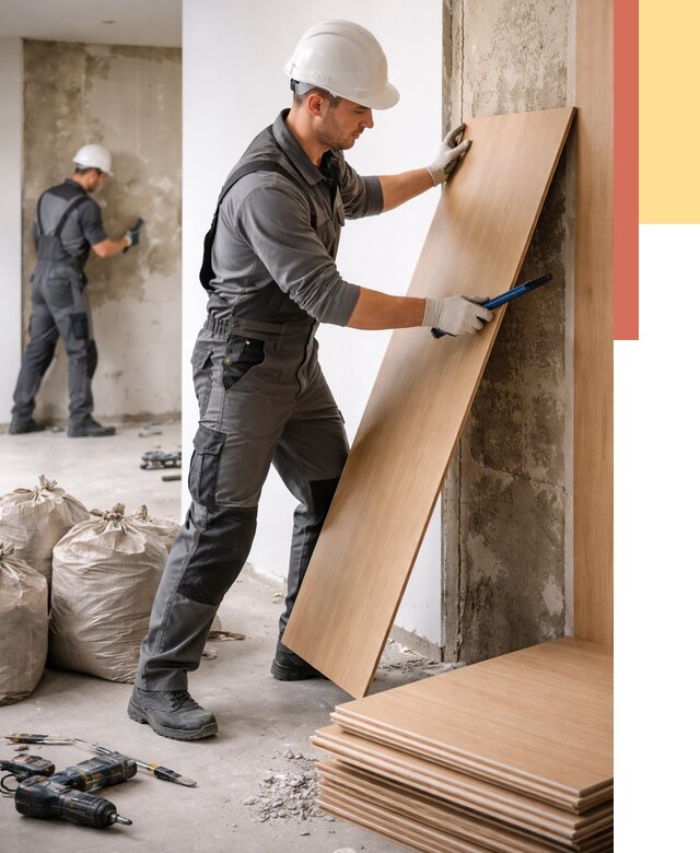 Демонтаж стеновых панелей в Тольятти от 3620 руб. за м² быстро и недорого | ОТДЕЛОЧНИК-Тля