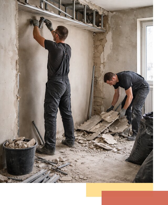 Демонтаж короба из гипсокартона в Тольятти быстро и аккуратно