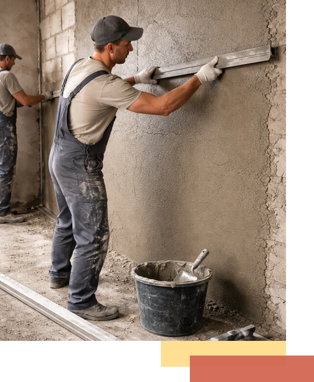Штукатурка стен цементно-песчаная в Тольятти профессионально