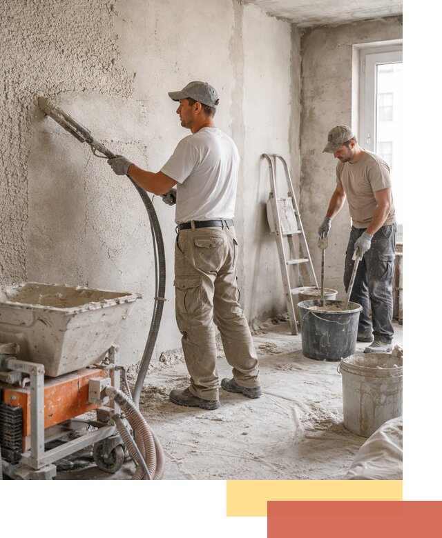 Машинная штукатурка стен в Тольятти — быстро и качественно