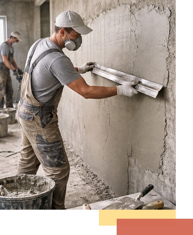 Штукатурка бетонных стен в Тольятти качественно и долговечно