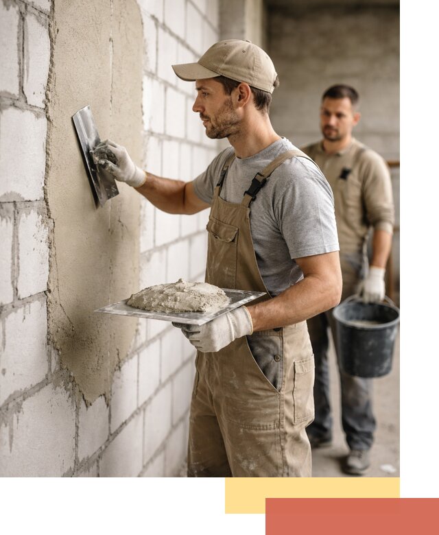 Штукатурка стен из газобетона в Тольятти под ключ