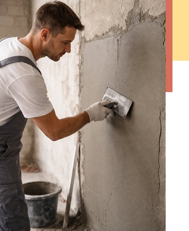 Штукатурка стен под плитку в Тольятти от 4344 руб./м2 — выравнивание под плитку | ОТДЕЛОЧНИК-Тля