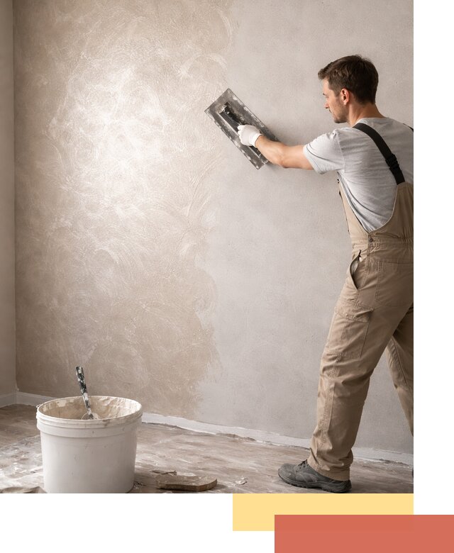 Декоративная штукатурка «Мокрый шелк» под ключ в Тольятти