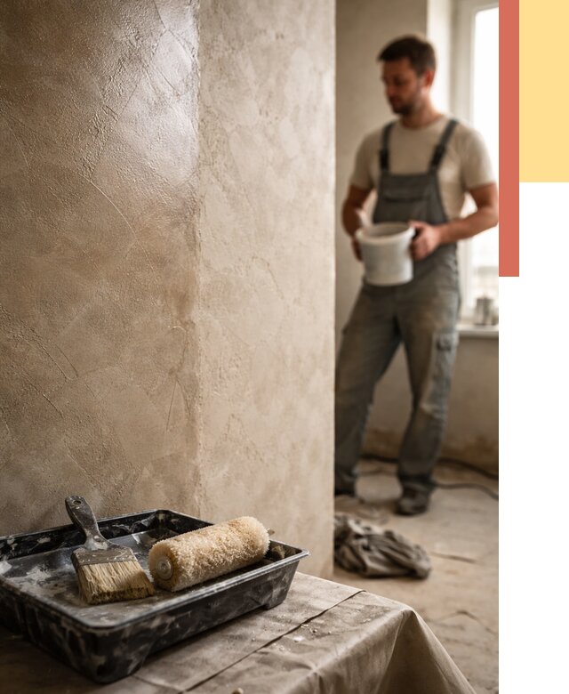 Нанесение воска на штукатурку в Тольятти от 3620 руб. | Услуги ОТДЕЛОЧНИК-Тля