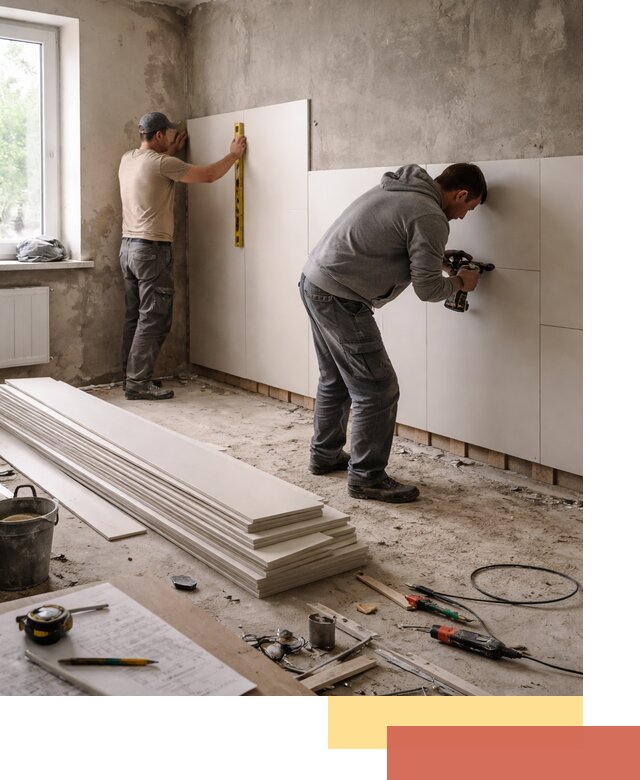 Монтаж ПВХ панелей на стены в Тольятти качественно и быстро