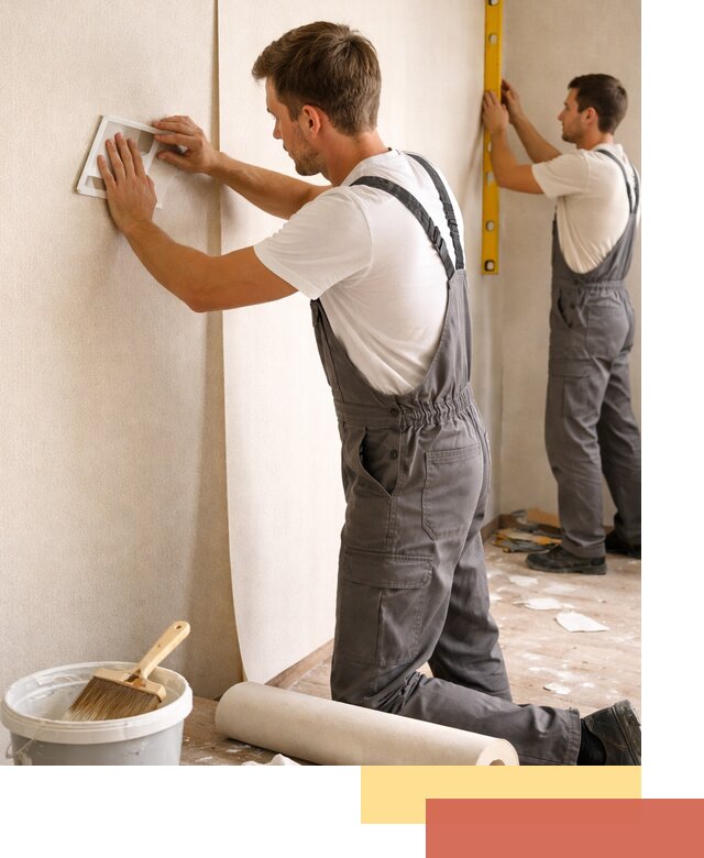 Поклейка бумажных обоев в Тольятти качественно и недорого