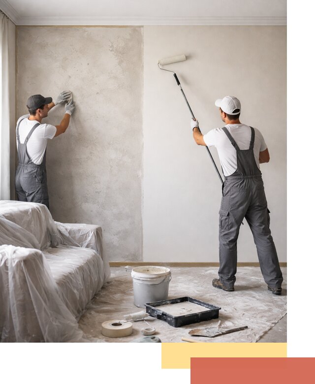 Покраска стен антивандальной краской в Тольятти