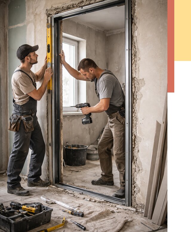 Закладка дверного проема в Тольятти от 3620 руб. — быстро и недорого | ОТДЕЛОЧНИК-Тля