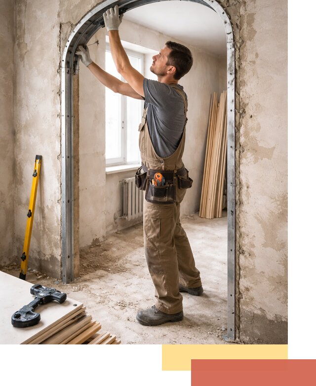 Устройство арочного проема в Тольятти под ключ