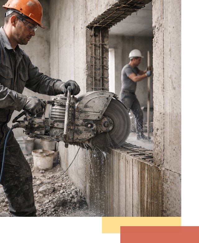 Алмазная резка проемов в Тольятти быстро и точно