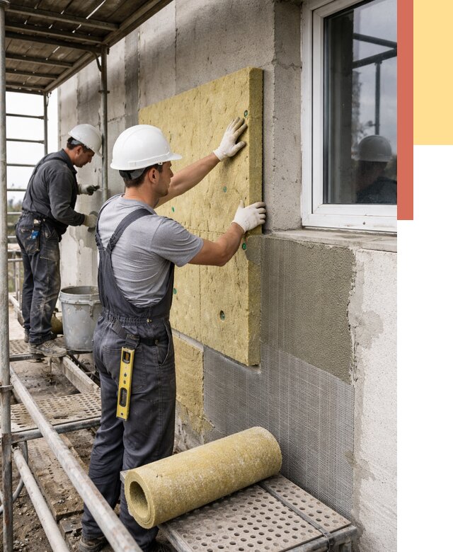 Утепление стен в Тольятти от 4447 руб. под ключ — быстро и недорого | ОТДЕЛОЧНИК-Тля