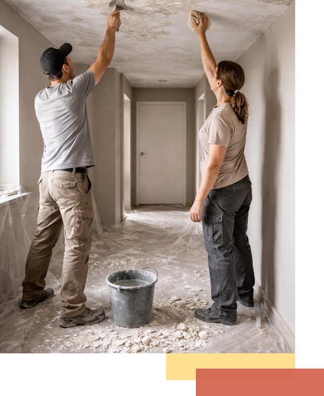 Удаление побелки с потолка в Тольятти — быстро и аккуратно