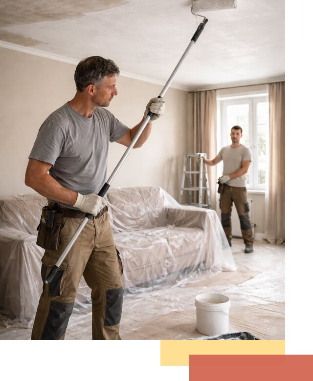 Грунтовка потолка в Тольятти — подготовка под покраску и отделку