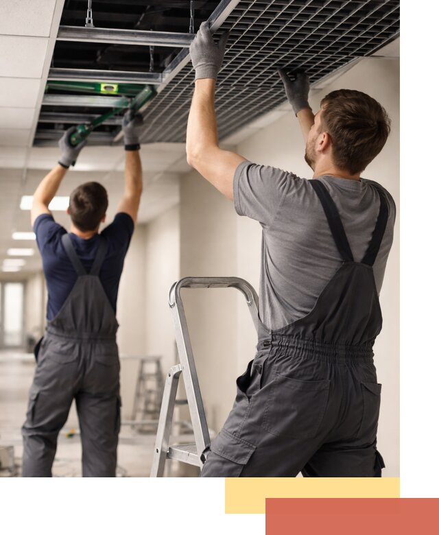 Монтаж потолка Грильято в Тольятти: установка под ключ качественно