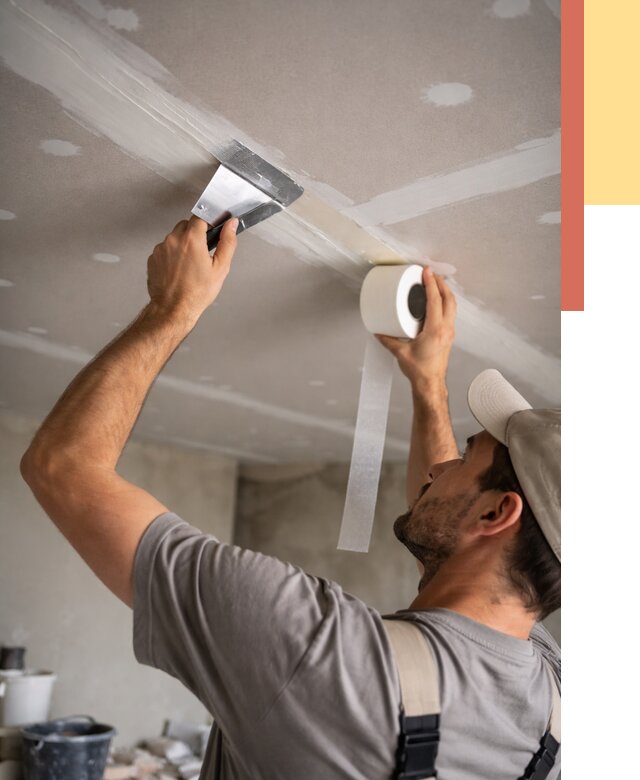 Обработка швов потолка ГКЛ в Тольятти от 7757 руб. под ключ | ОТДЕЛОЧНИК-Тля