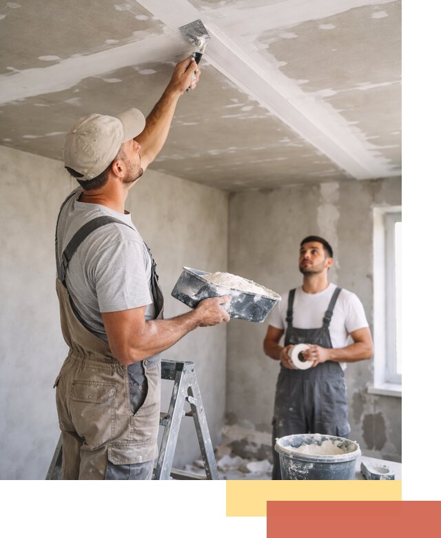 Обработка швов потолка ГКЛ в Тольятти: качественная заделка и шпатлевка