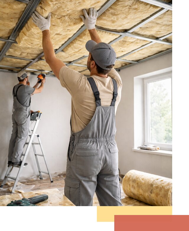 Утепление потолка под ключ в Тольятти качественно и быстро