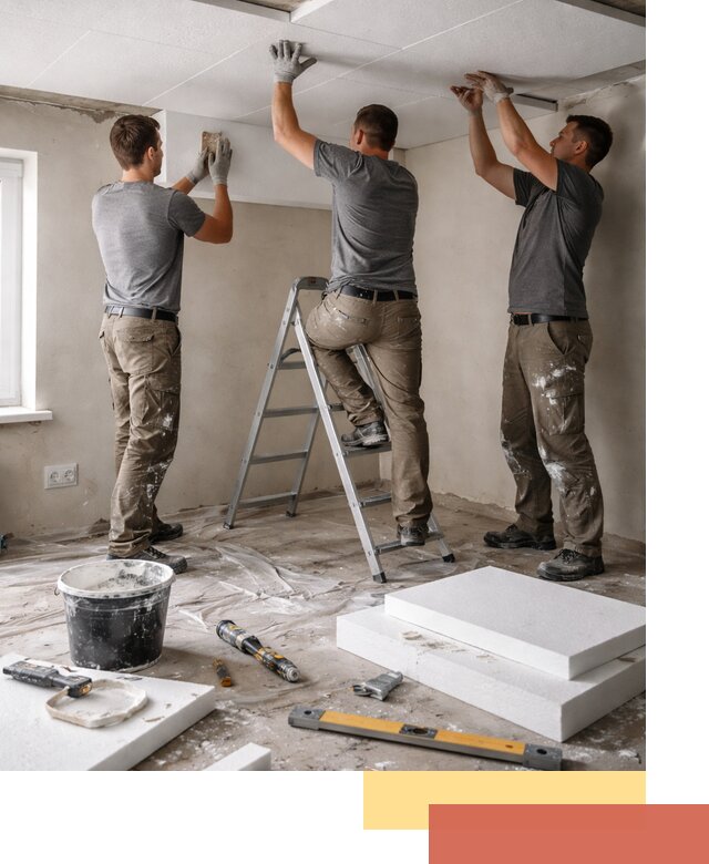 Утепление потолка пенопластом в Тольятти быстро и качественно